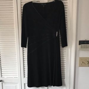 Black Dress in 12P, 3/4 sleeve, by Connected